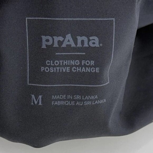 NWT prAna Summer Wave Black Bikini Swim Bottoms Sz M Minimalist Surfer - Picture 5 of 6